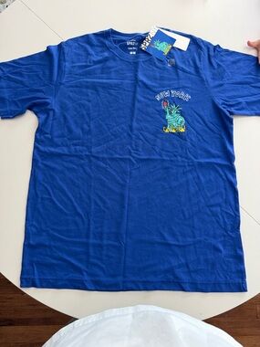 Kids' Blue 'New York' Statue of Liberty Graphic Tee